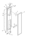 Freezer door parts