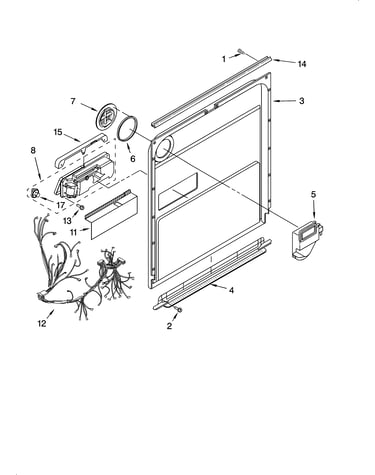 Door and latch parts
