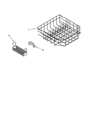Lower rack parts