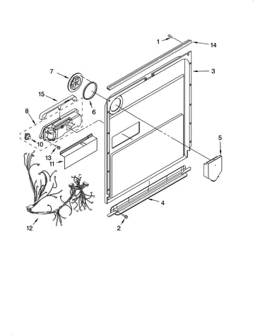 Door and latch parts