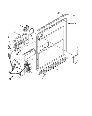 Door and latch parts