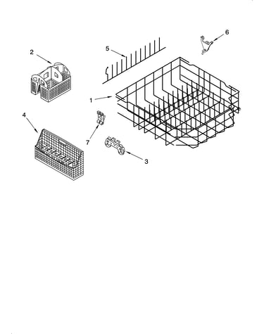 Lower rack parts