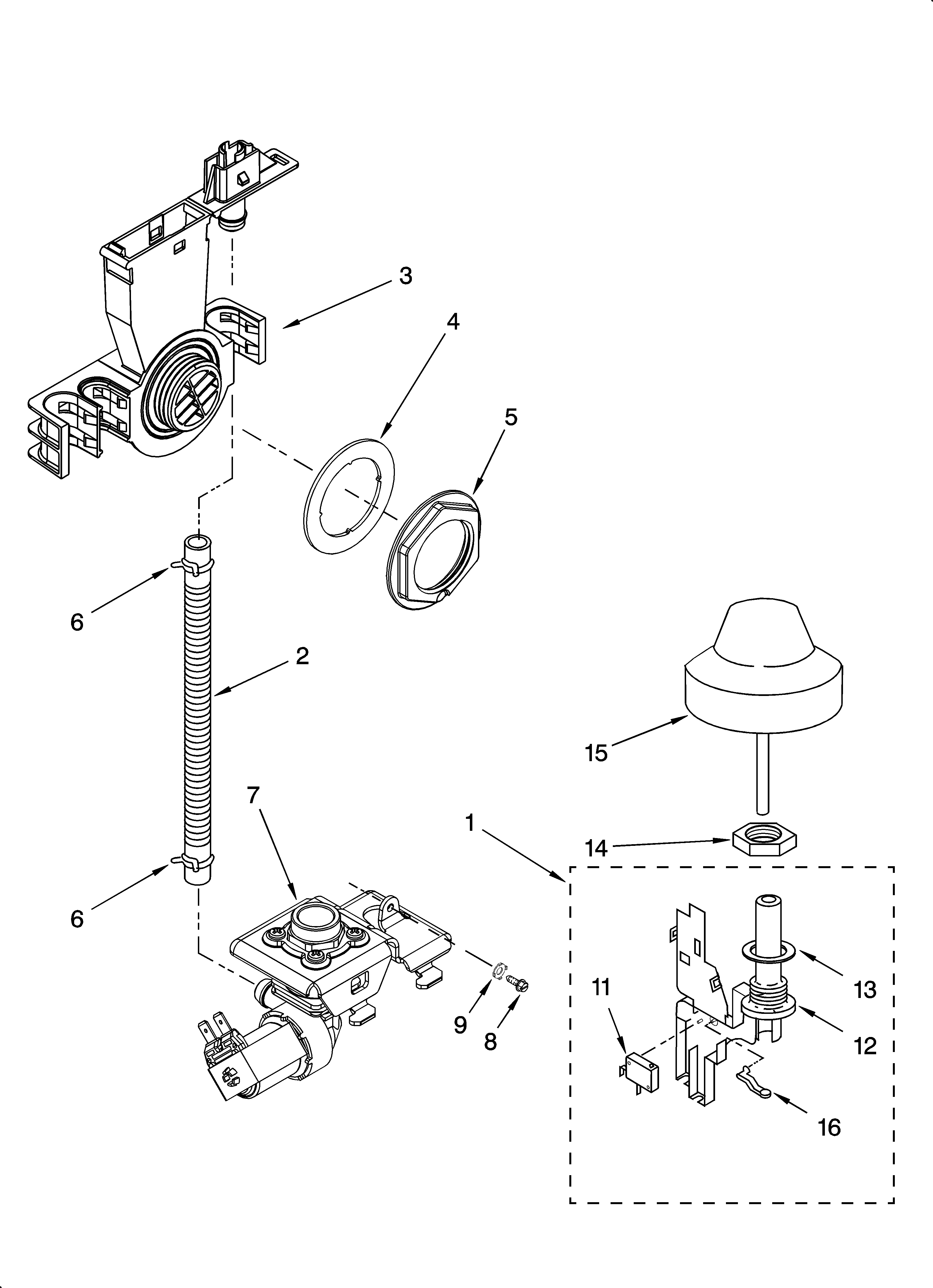 Fill and overfill parts