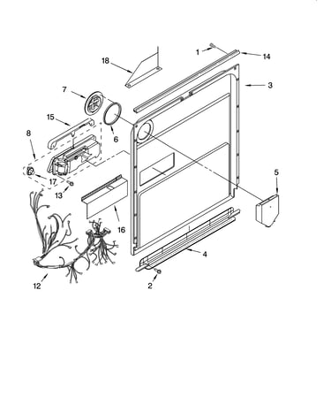 Door and latch parts