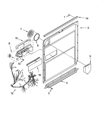 Door and latch parts