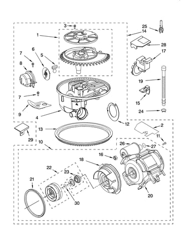 Pump and motor parts