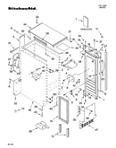 Cabinet liner and door parts