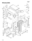 Cabinet liner and door parts