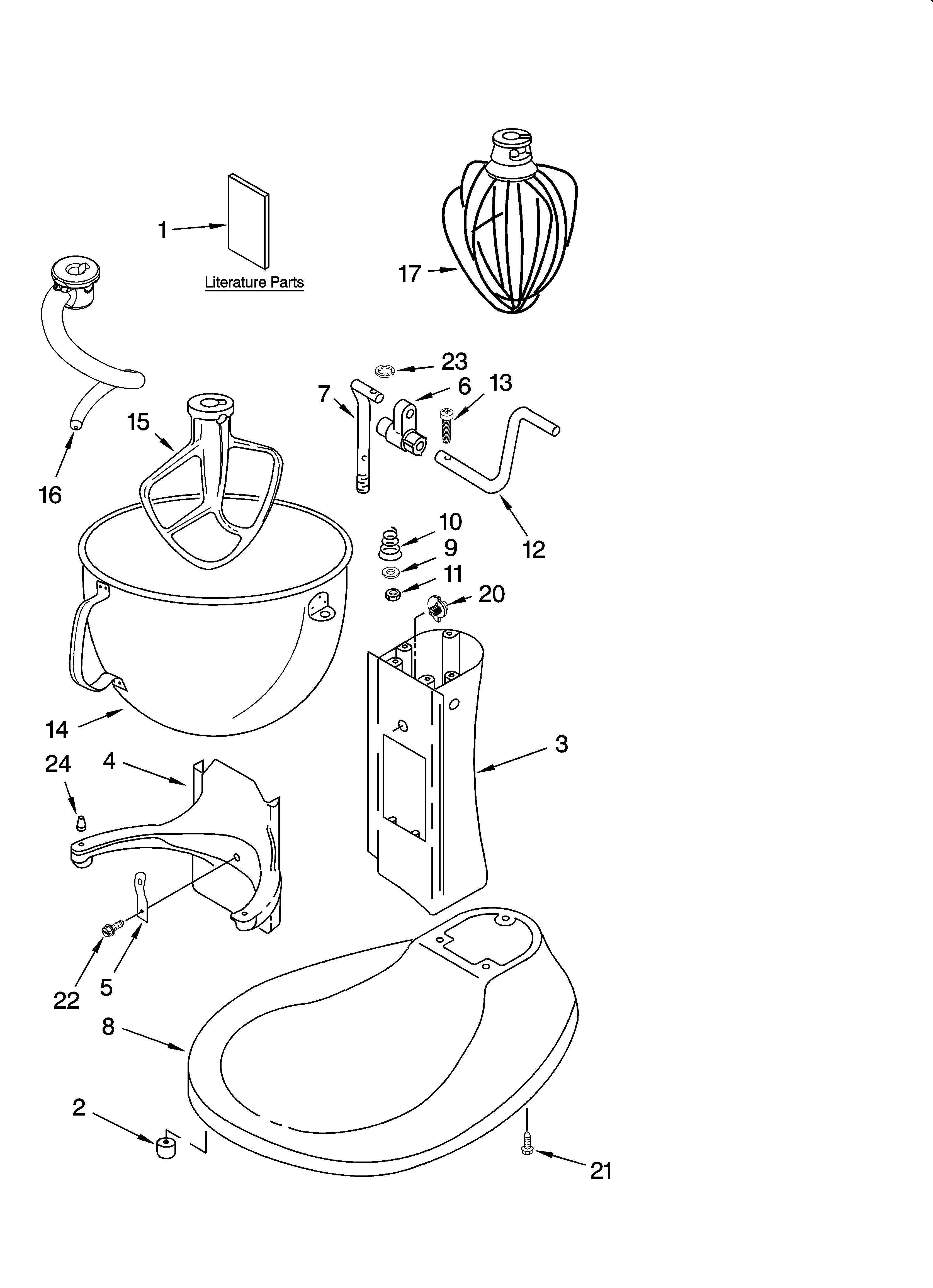 Base and pedestal unit, optional parts