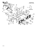 Washer/dryer control panel parts