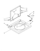 Washer top and lid parts