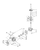 Brake, clutch, gearcase, motor and pump parts