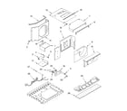 Whirlpool MACM102XL0 air flow and control parts diagram