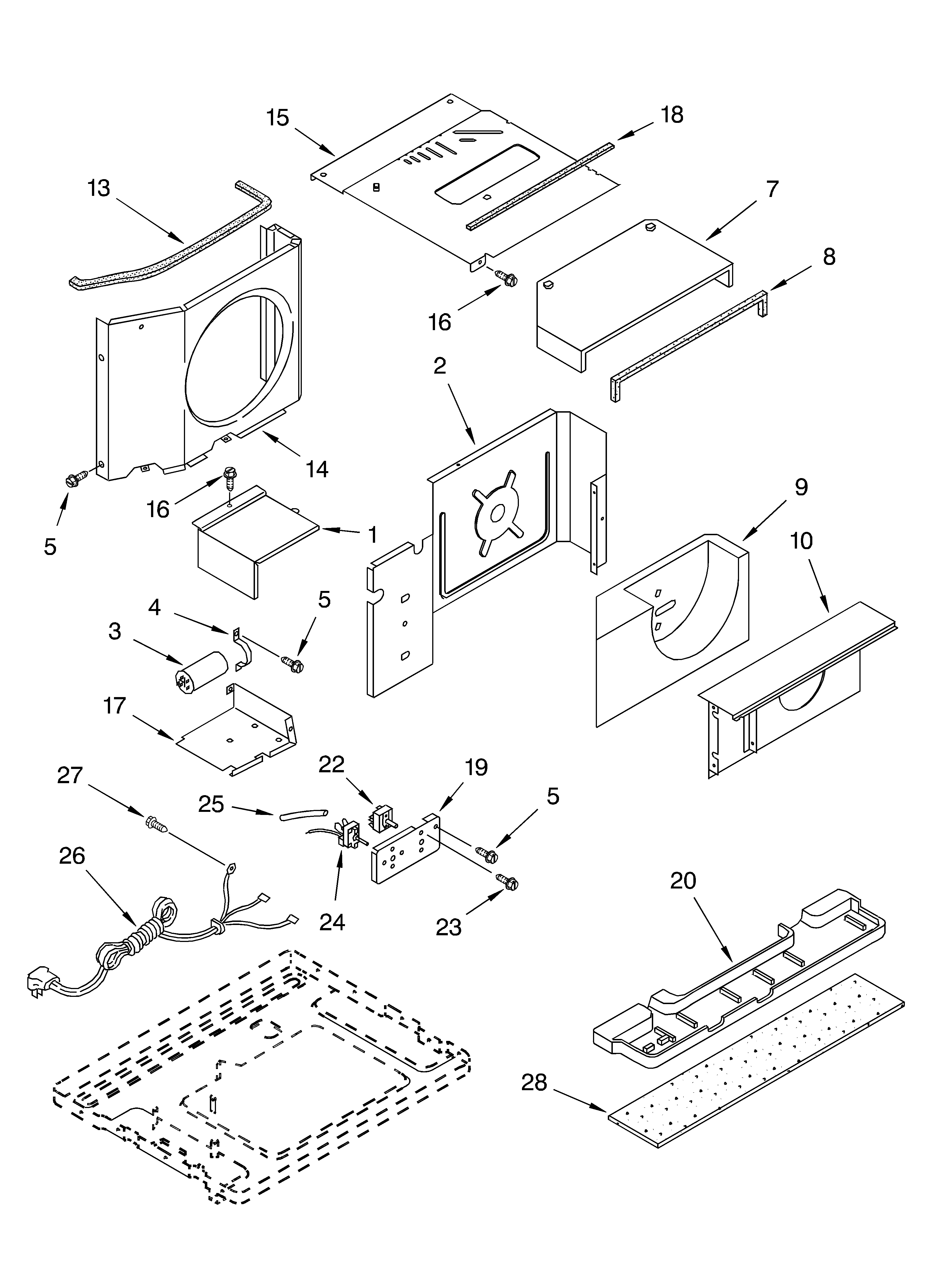 Air flow and control parts