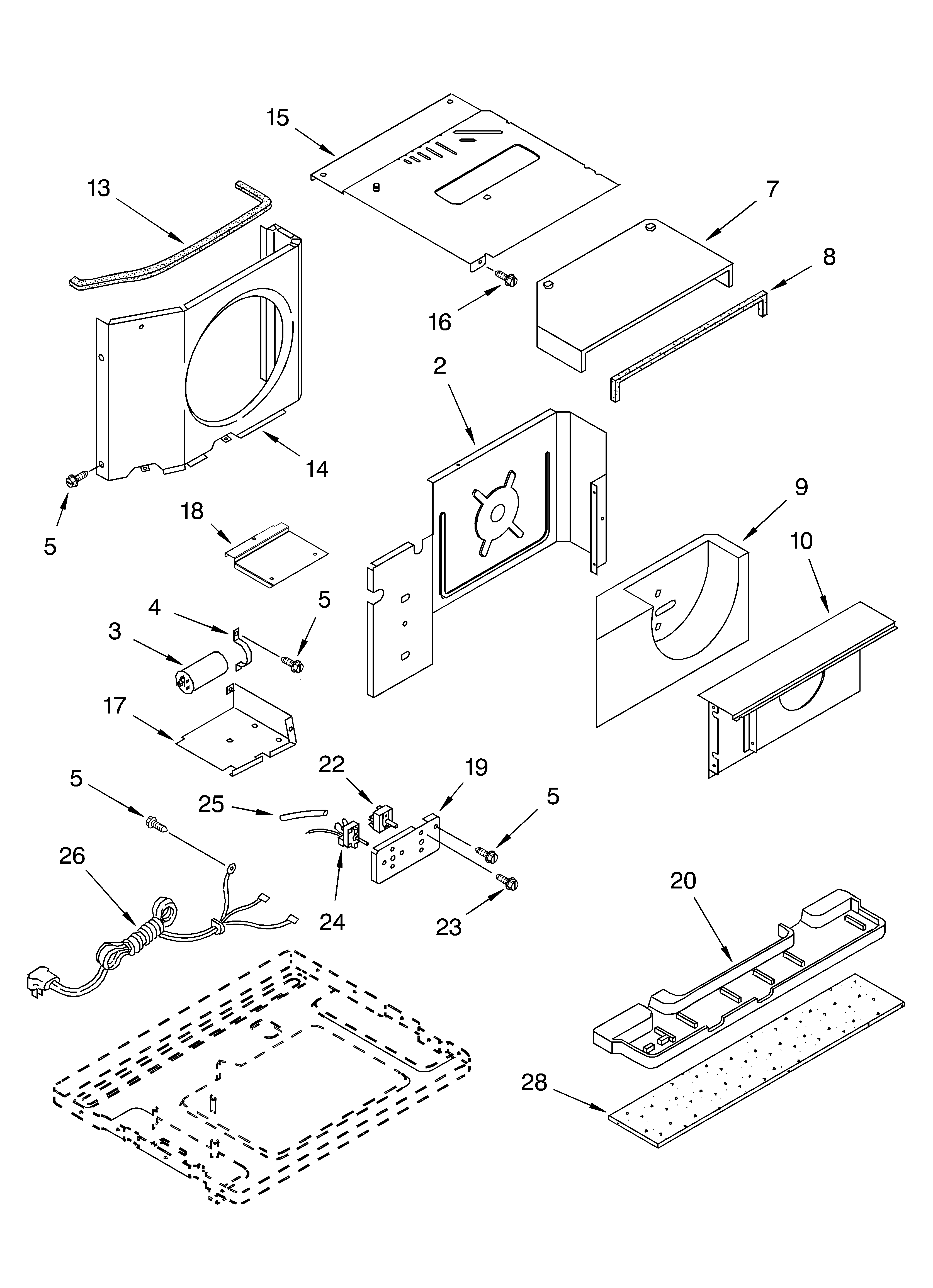 Air flow and control parts