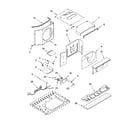 Whirlpool MACM122XP0 air flow and control parts diagram