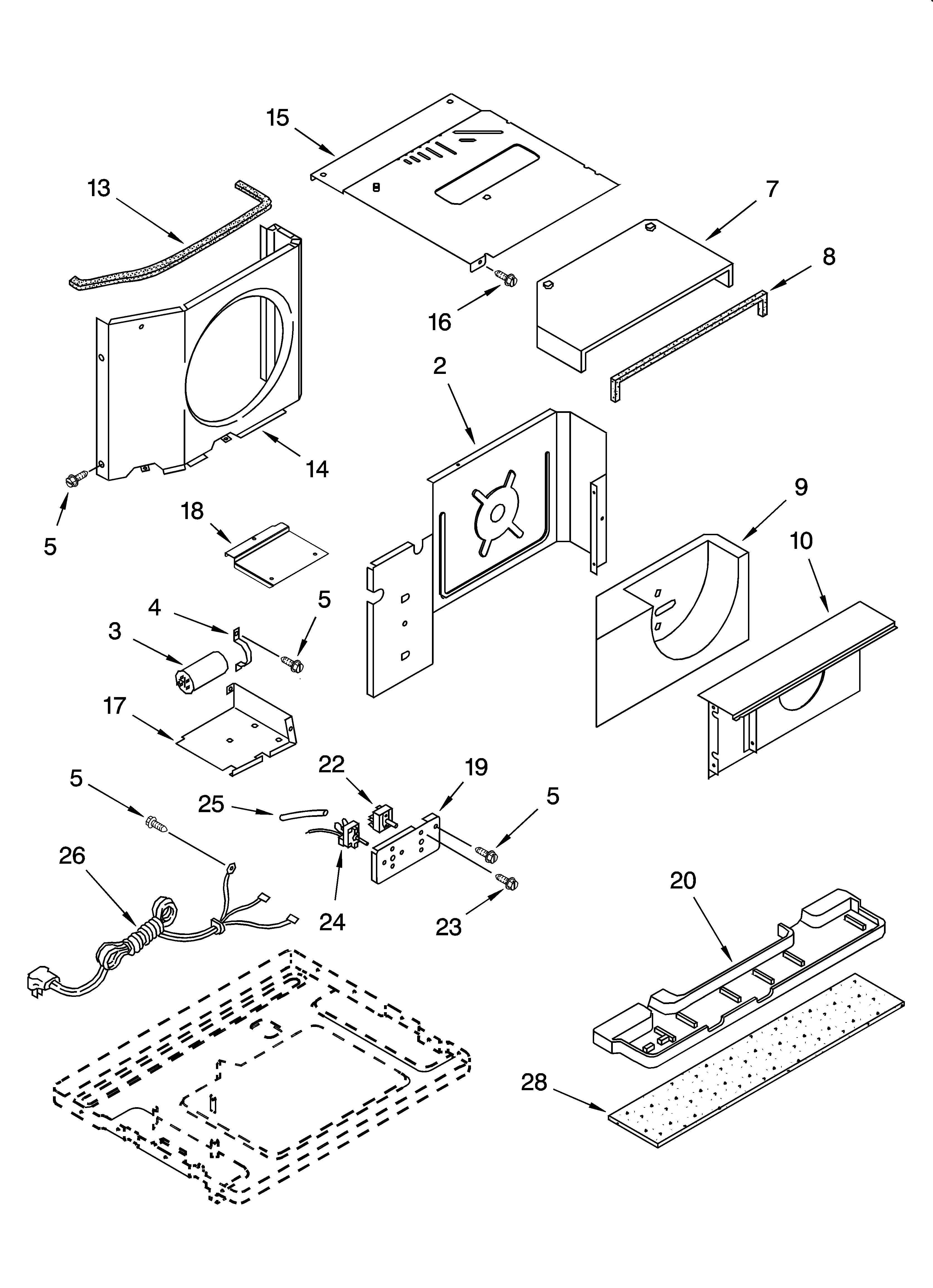 Air flow and control parts