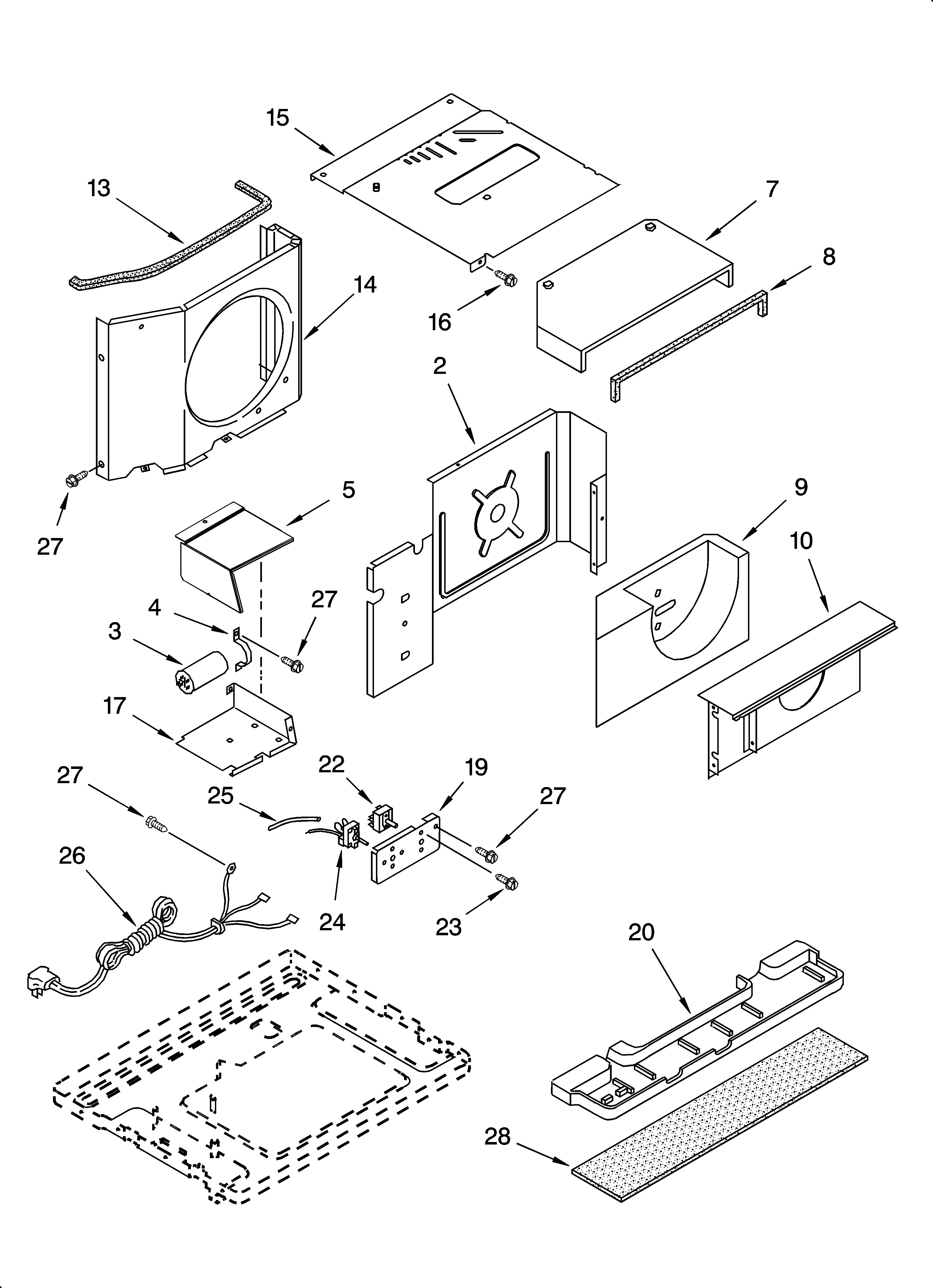 Air flow and control parts