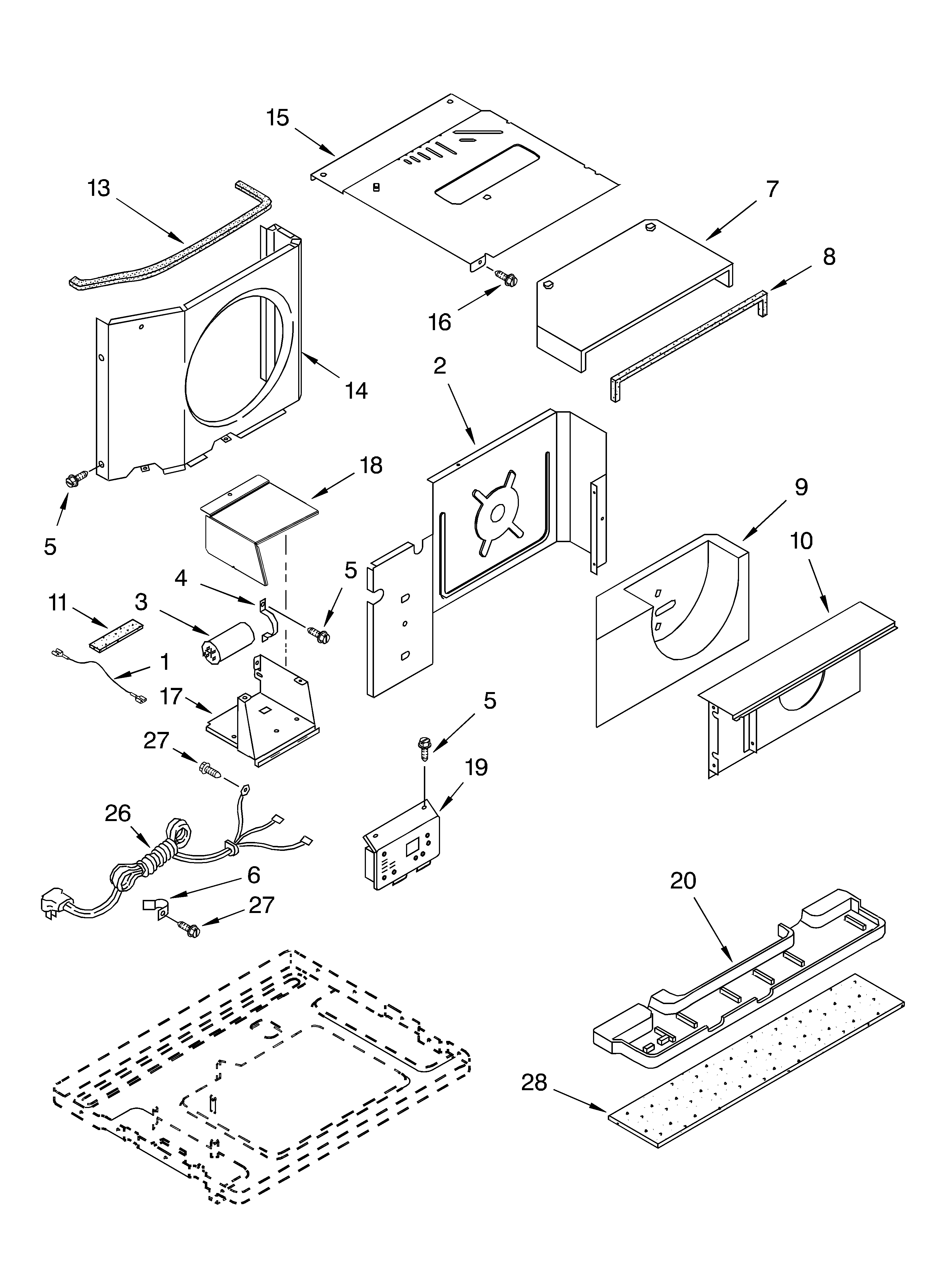 Air flow and control parts
