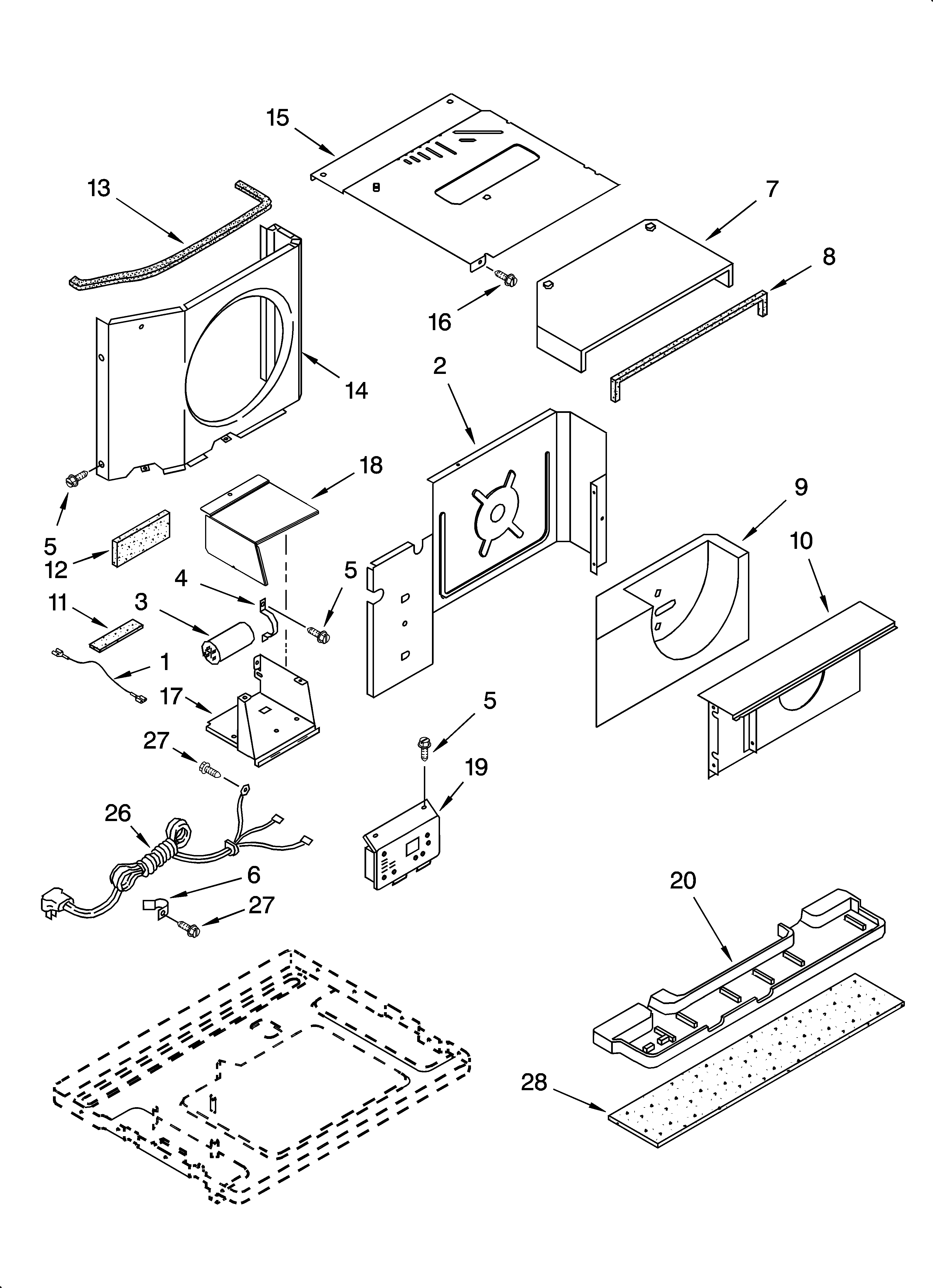 Air flow and control parts