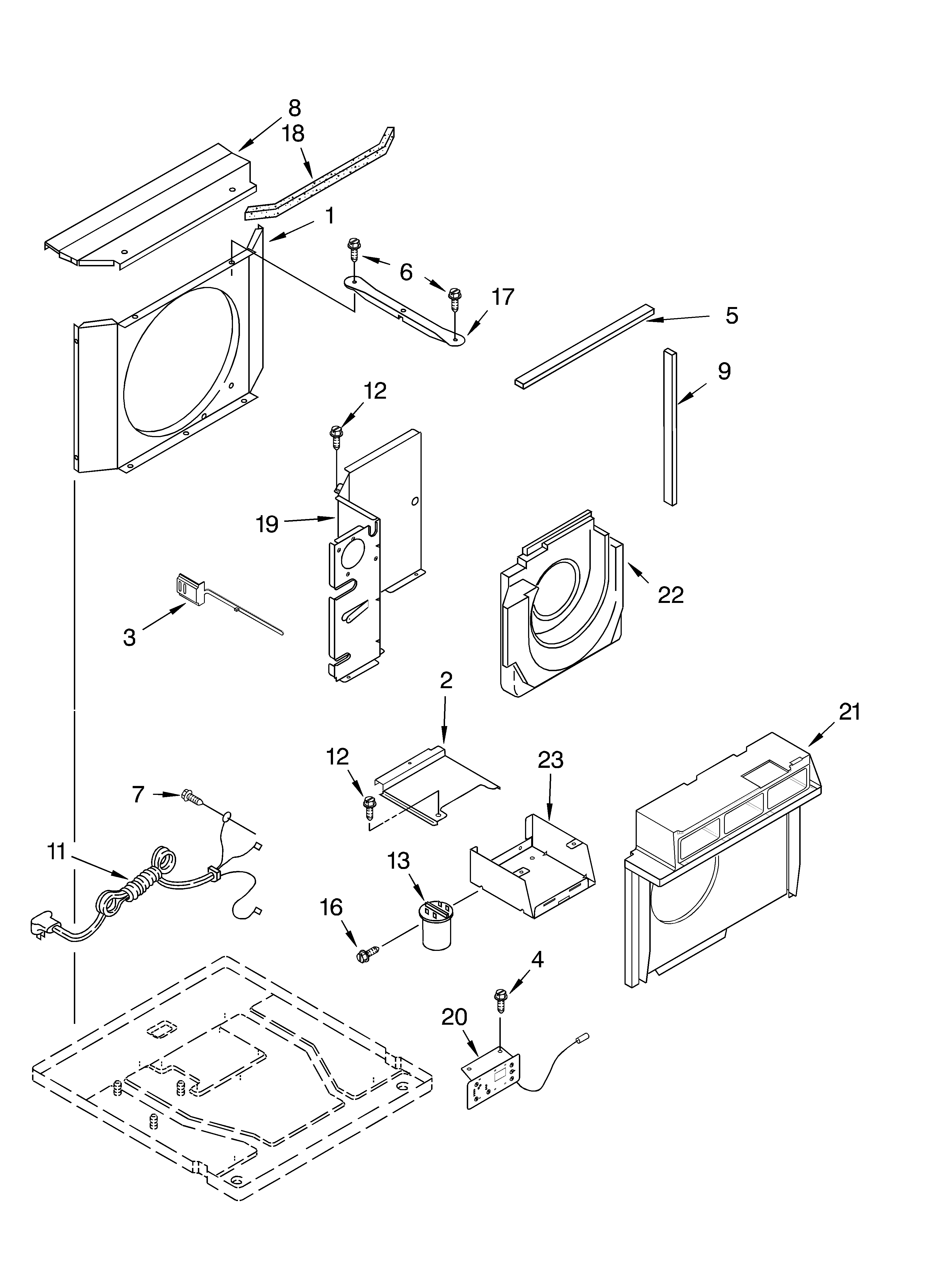 Airflow and control parts