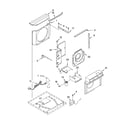Whirlpool MACQ184XP1 airflow and control parts diagram