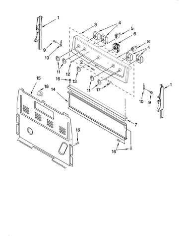 Control panel parts