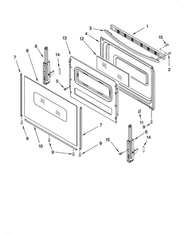 Door parts, optional parts (not included)