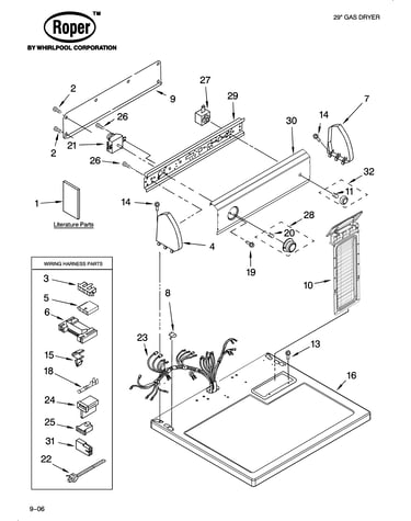 Top and console parts