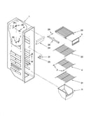 Freezer liner parts
