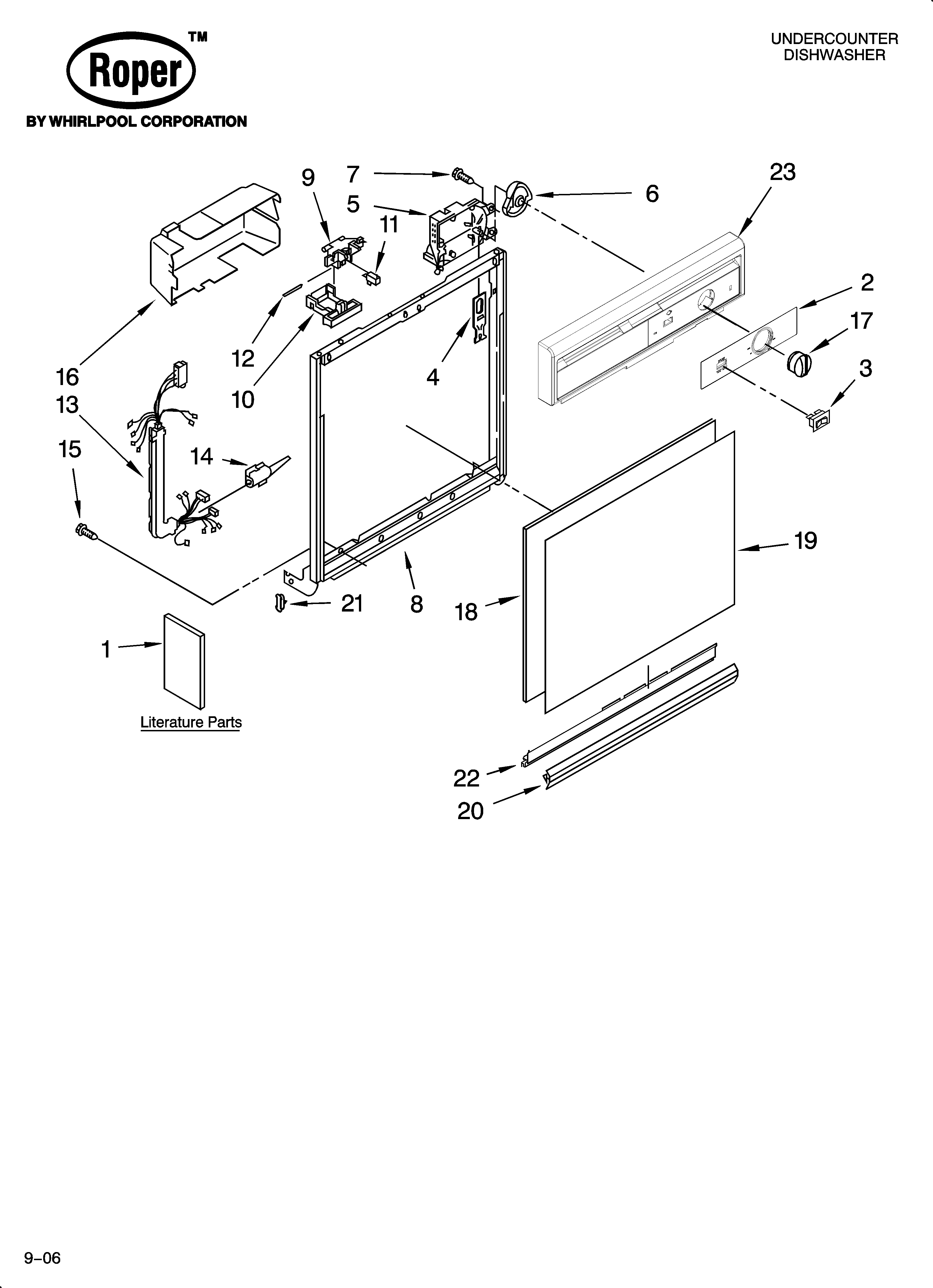 Frame and console parts