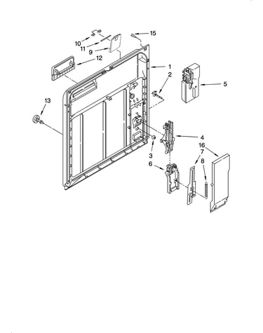 Inner door parts