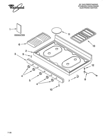 Cooktop parts