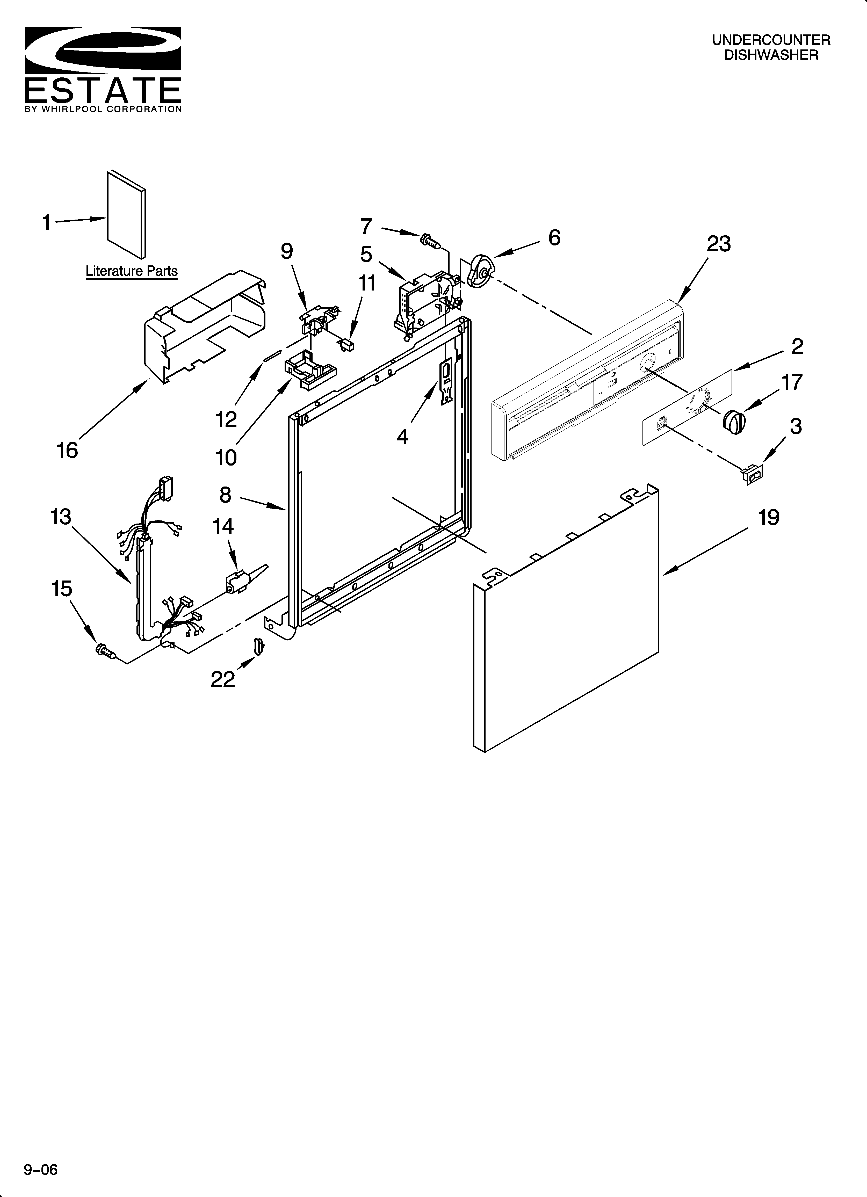 Frame and console parts