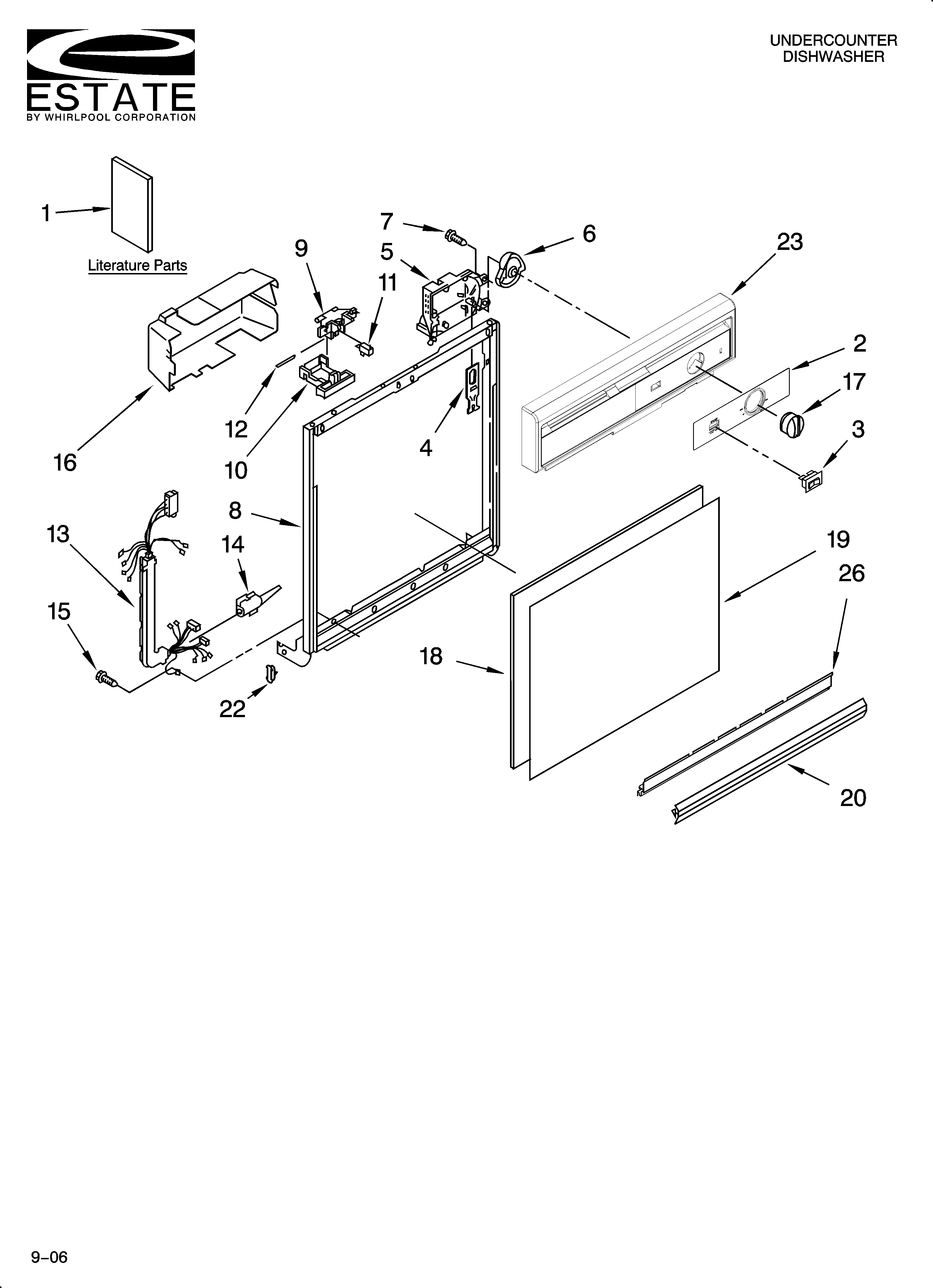 Frame and console parts