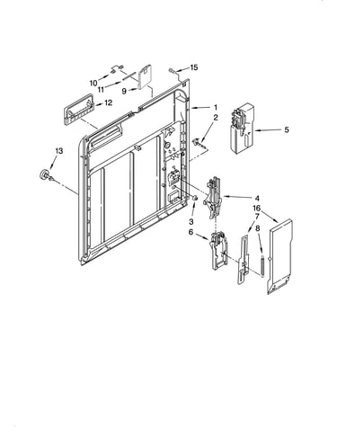 Inner door parts