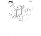 Estate TUD6710SQ0 frame and console parts diagram