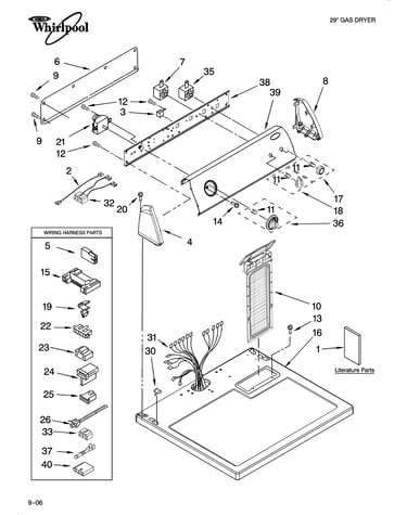 Top and console parts