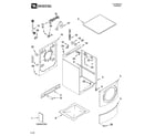 Maytag MFW9600SQ0 top and cabinet parts diagram