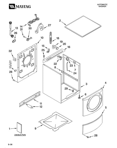Top and cabinet parts