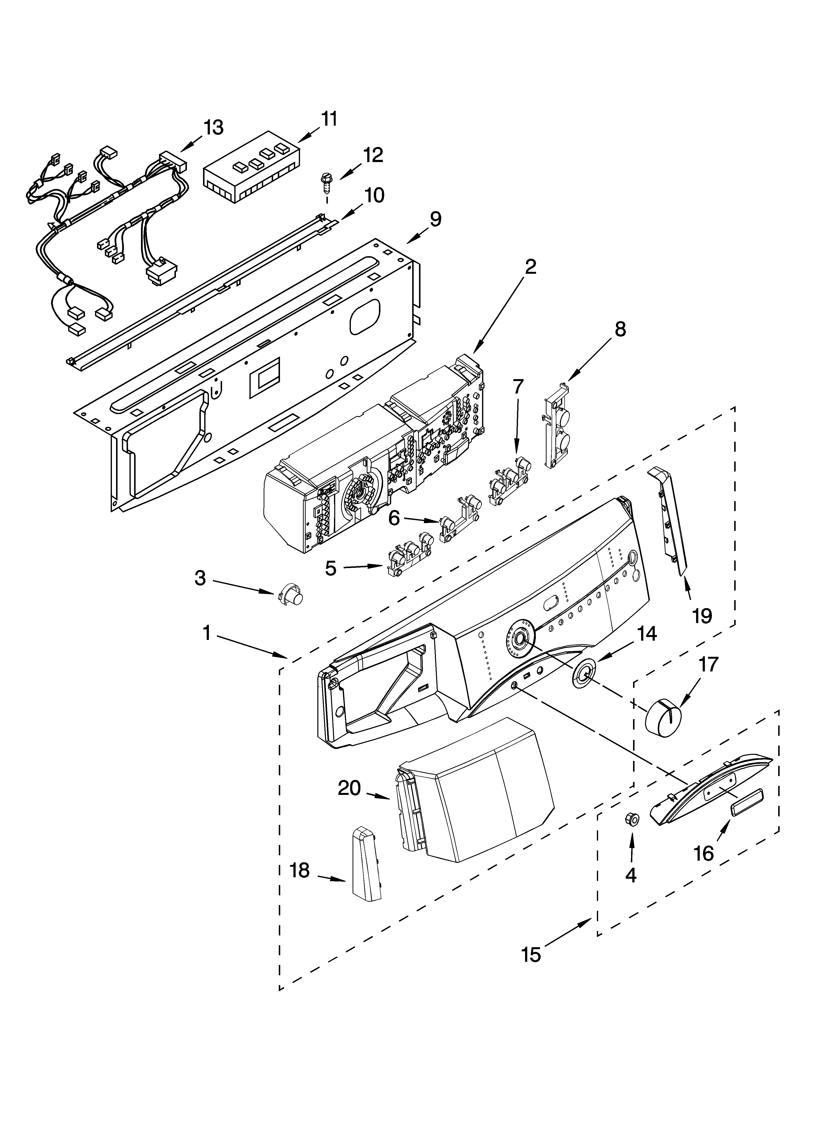CONTROL PANEL PARTS