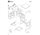 Maytag MFW9700SB0 top and cabinet parts diagram