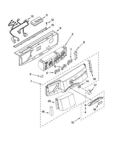 Control panel parts