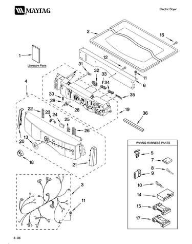 Top and console parts