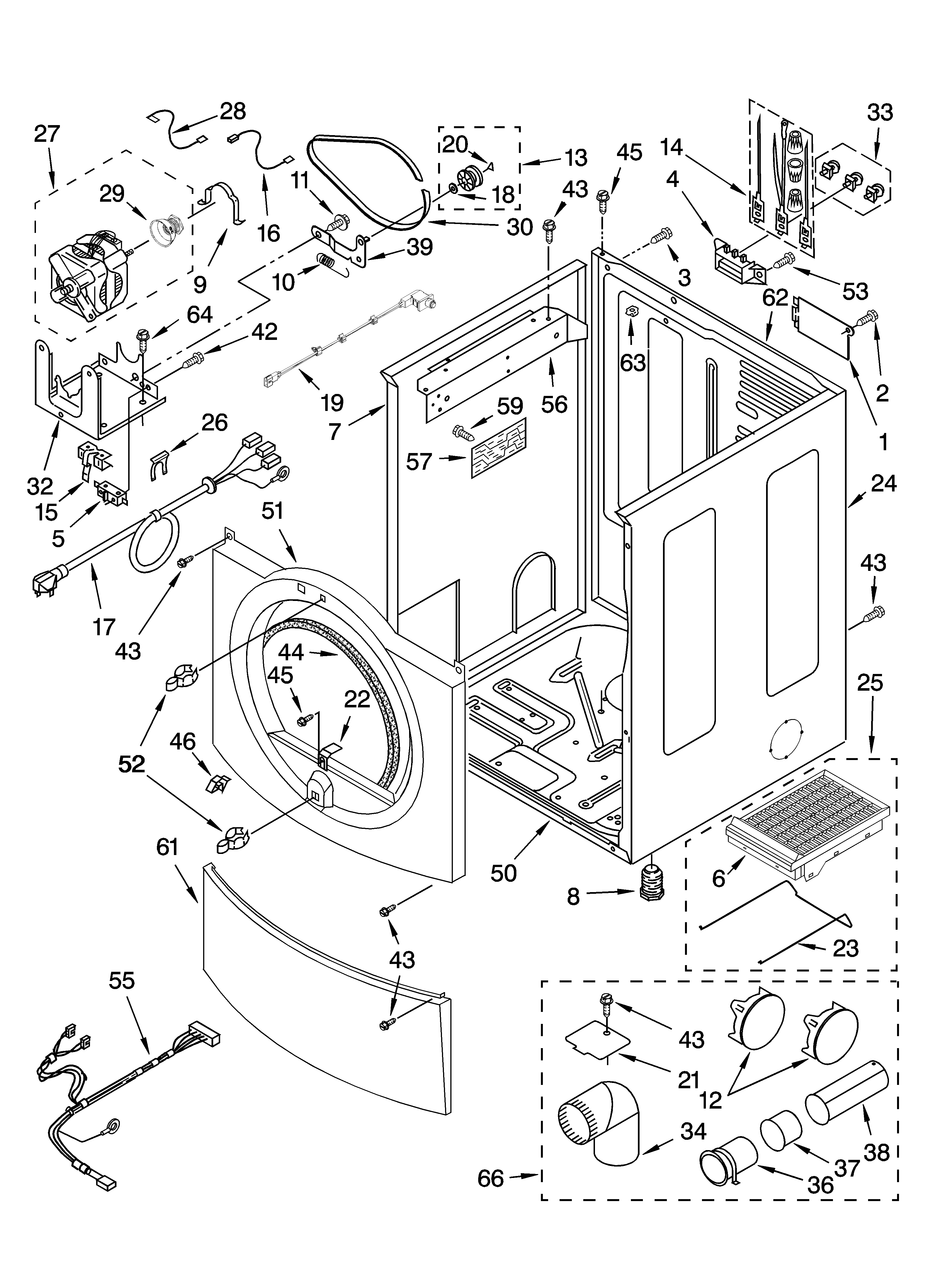 Cabinet parts