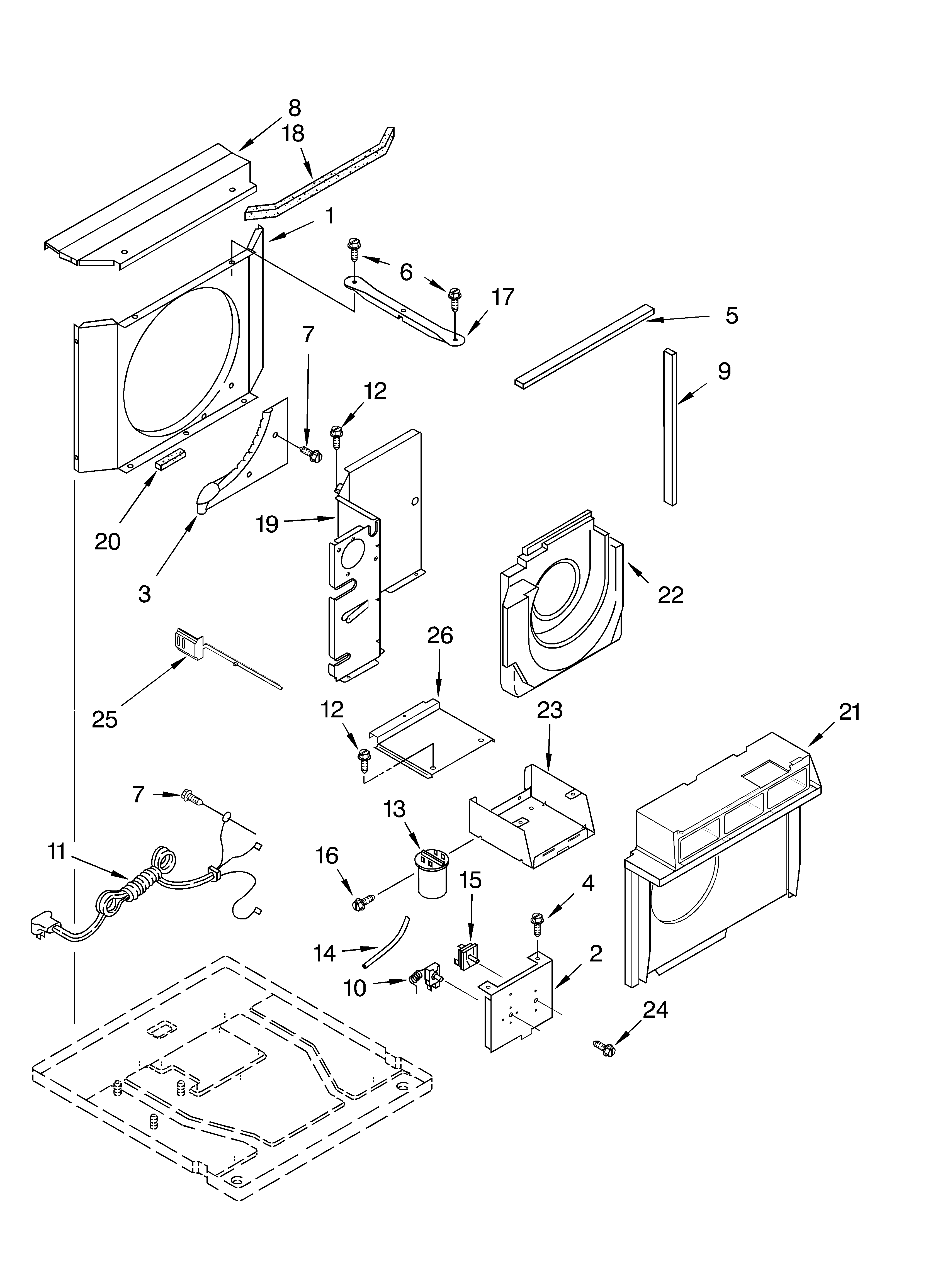 Airflow and control parts