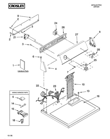 Top and console parts