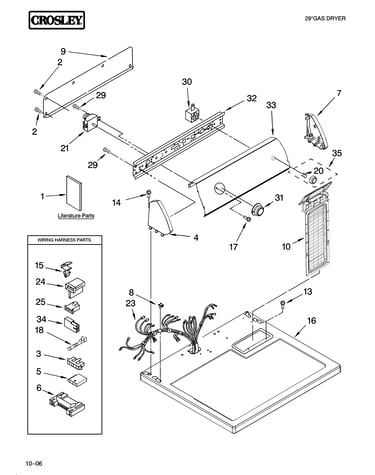 Top and console parts