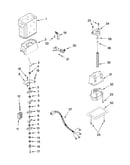 Motor and ice container parts