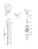 Motor and ice container parts